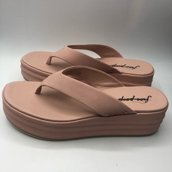 Free People Havana Thong Flatform Sandals Pink Size EU 41 / US 11 - Picture 5 of 11